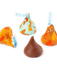 Hershey Kisses Autumn Foiled Milk Chocolate Halloween Candy Bags: 12-Pack Box - Candy Warehouse