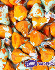 Hershey Kisses Autumn Foiled Milk Chocolate Halloween Candy Bags: 12-Pack Box - Candy Warehouse