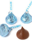 Hershey Kisses It's a Boy Blue Foiled Milk Chocolate Candy: 7-Ounce Bag