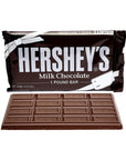 Hershey's 1-Pound Milk Chocolate Bar - Candy Warehouse