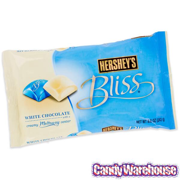 Hershey's Bliss Blue Foiled White Chocolate Squares: 35-Piece Bag - Candy Warehouse