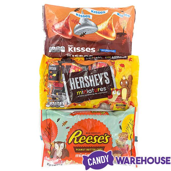 Hershey's Chocolate Autumn Candy Assortment: 3-Pack - Candy Warehouse