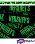 Hershey's Chocolate Glow in the Dark Snack Size Candy Bars: 9.45-Ounce Bag