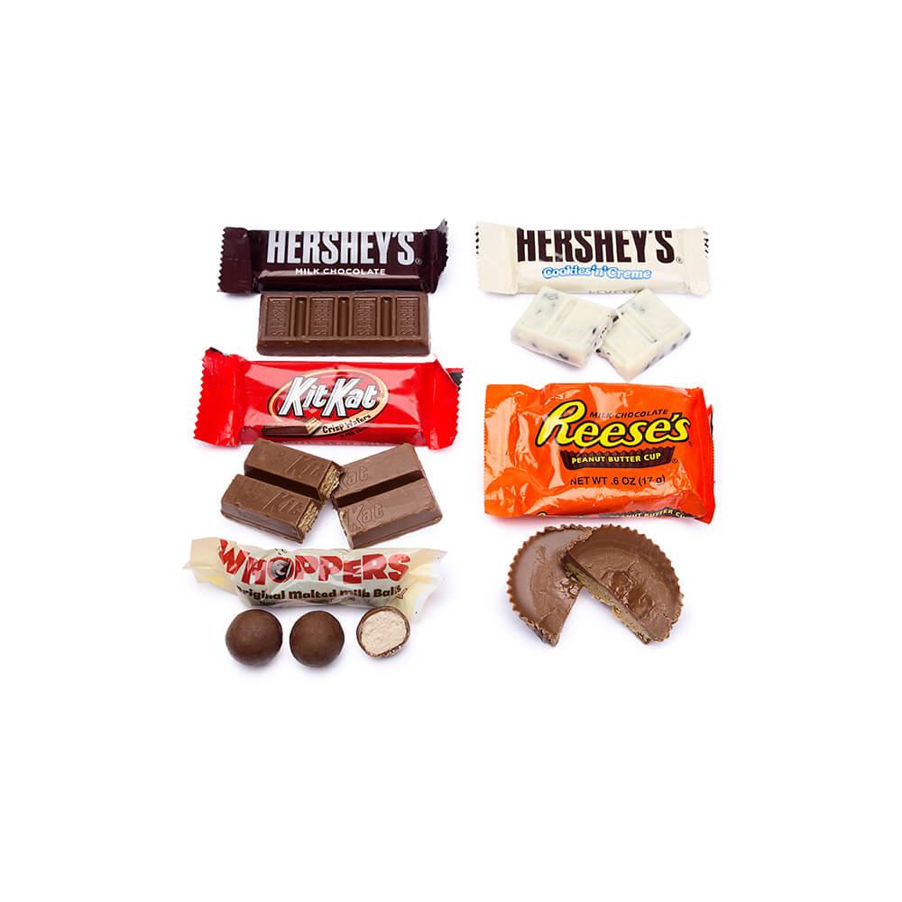 Hershey's Factory Favorites Snack Size Candy Bars: 155-Piece Bag - Candy Warehouse