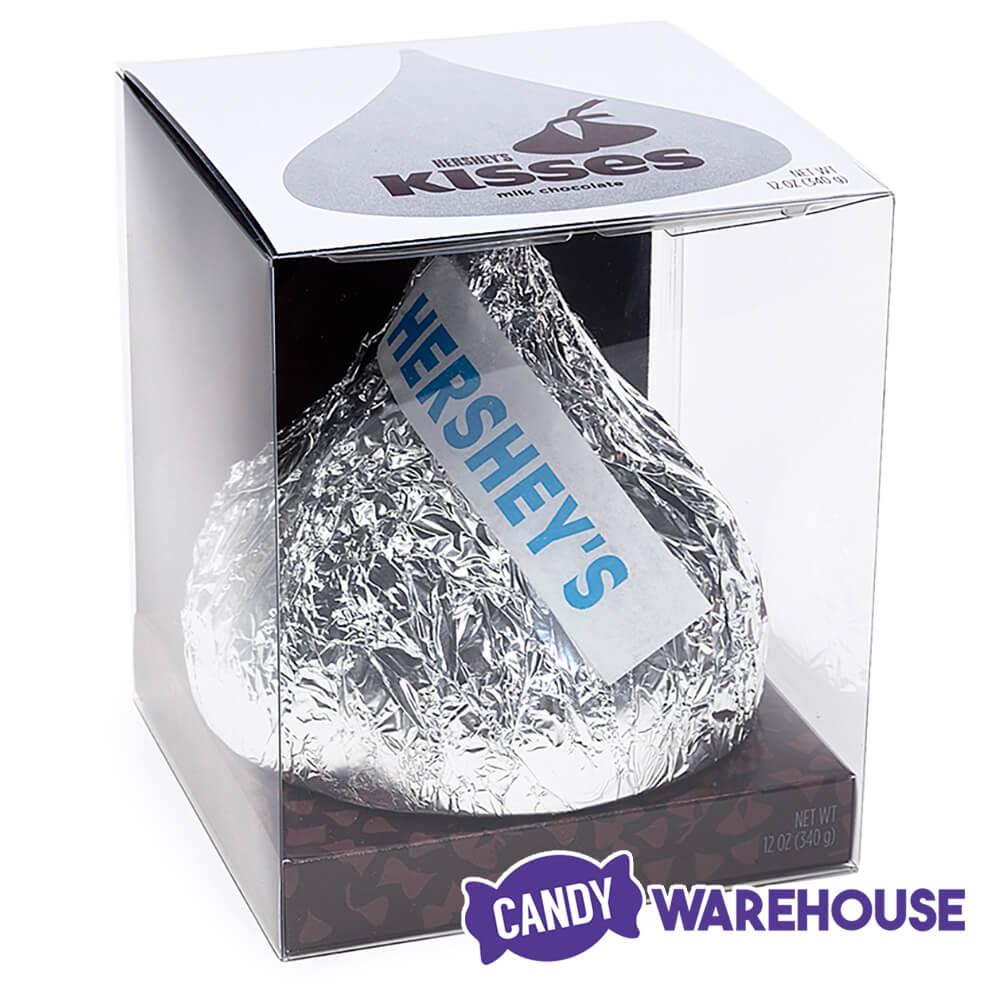 Hershey's Giant KISS Hollow Milk Chocolate: 12-Ounce Gift Box - Candy Warehouse