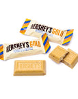 Hershey's Gold with Peanuts and Pretzels Snack Size Candy Bars: 42-Piece Bag - Candy Warehouse