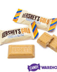 Hershey's Gold with Peanuts and Pretzels Snack Size Candy Bars: 42-Piece Bag - Candy Warehouse