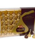 Hershey's Hazelnut Kisses Deluxe Premium Collection: 35-Piece Acrylic Gift Box