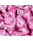 Hershey's Hugs Pink Foiled Raspberry Chocolate Candy: 60-Piece Bag - Candy Warehouse