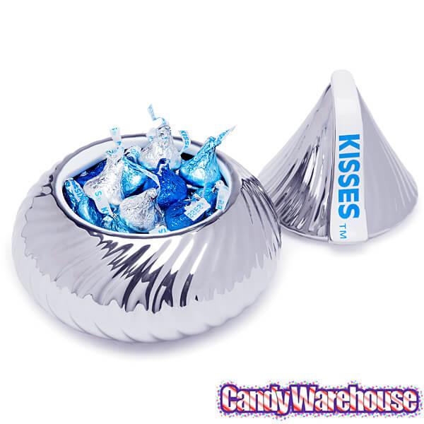 Hershey's Kiss Candy Jar - Silver - Candy Warehouse