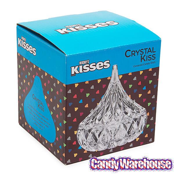 Hershey&#39;s Kiss Clear Crystal Candy Dish - Candy Warehouse