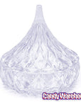 Hershey's Kiss Clear Crystal Candy Dish - Candy Warehouse