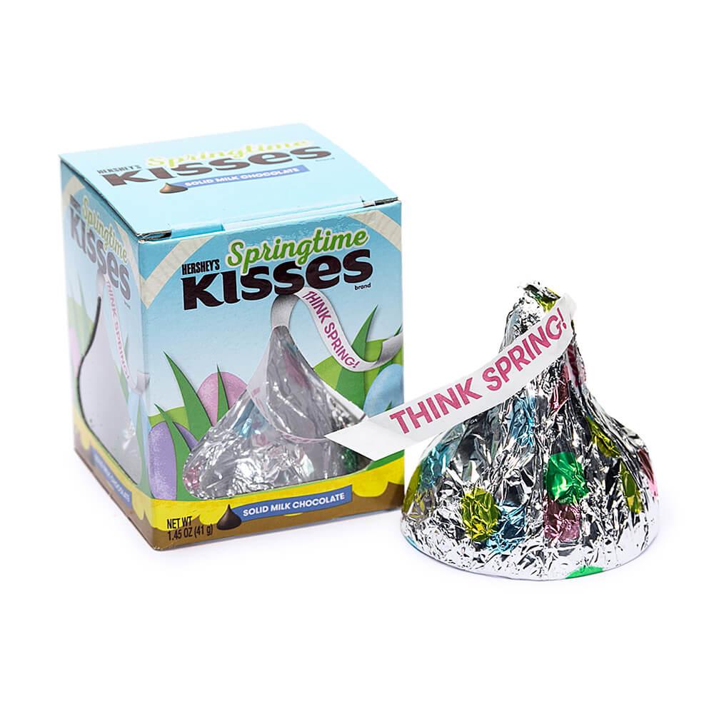 Hershey&#39;s Kisses 1.45-Ounce Springtime Extra Large Milk Chocolate Candy Packs: 12-Piece Box - Candy Warehouse