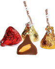 Hershey's Kisses Autumn Foiled Milk Chocolate with Almonds Candy: 60-Piece Bag - Candy Warehouse