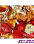 Hershey's Kisses Autumn Foiled Milk Chocolate with Almonds Candy: 60-Piece Bag - Candy Warehouse