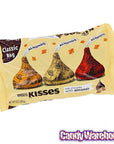 Hershey's Kisses Autumn Foiled Milk Chocolate with Almonds Candy: 60-Piece Bag - Candy Warehouse