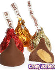 Hershey's Kisses Autumn Foiled Milk Chocolate with Almonds Candy: 60-Piece Bag - Candy Warehouse