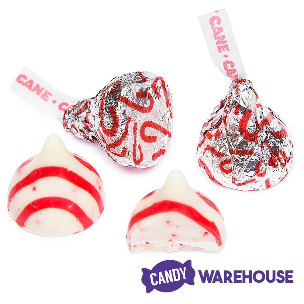 Hershey&#39;s Kisses Candy Cane Chocolates: 180-Piece Bag - Candy Warehouse