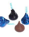 Hershey's Kisses Color Combo - Dark Blue and Black: 800-Piece Box - Candy Warehouse