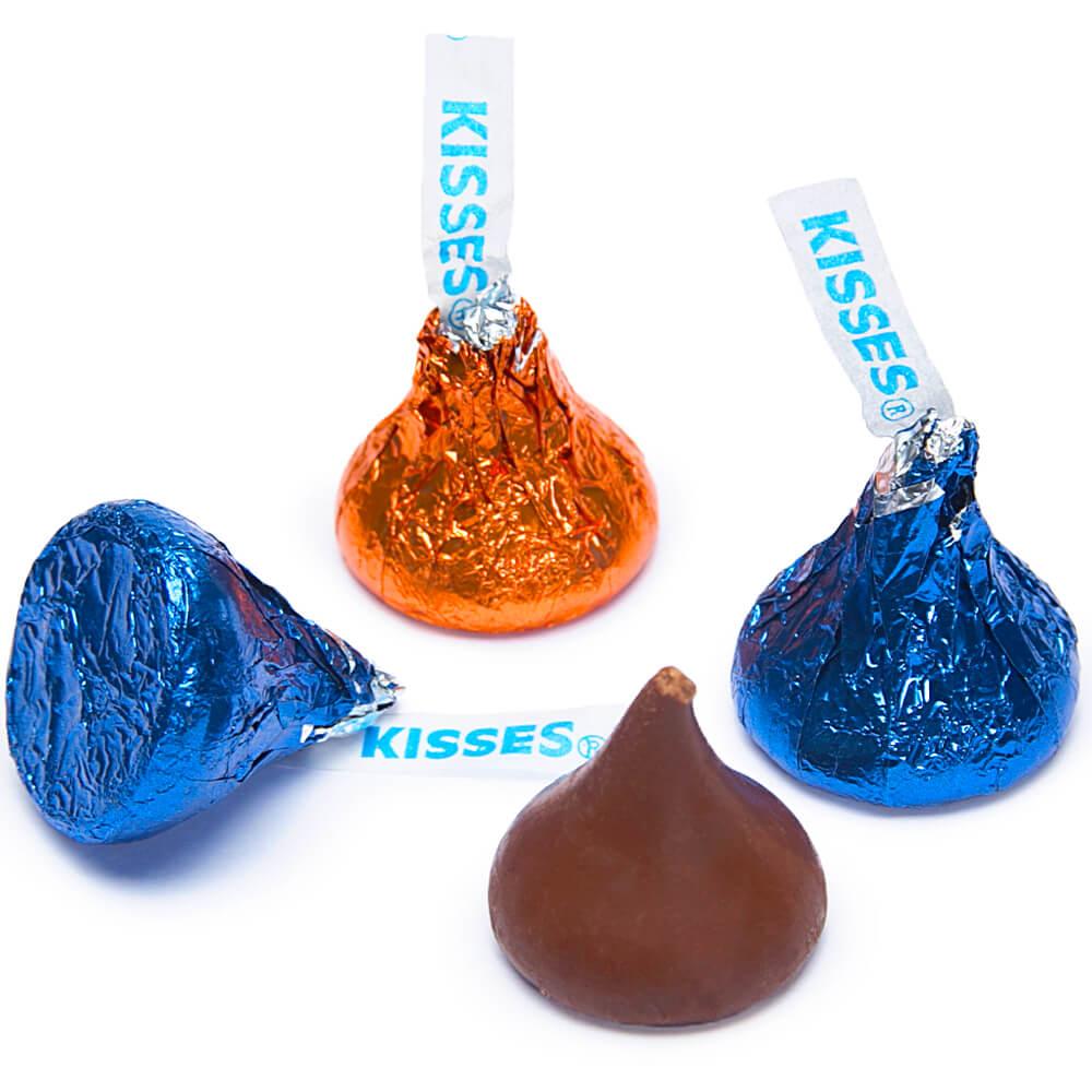 Hershey's Kisses Color Combo - Dark Blue and Orange: 800-Piece Box ...