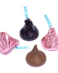 Hershey's Kisses Color Combo - Pink and Black: 800-Piece Box - Candy Warehouse