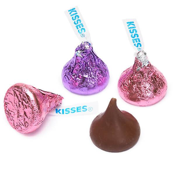 Hershey&#39;s Kisses Color Combo - Pink and Purple: 800-Piece Box - Candy Warehouse