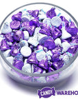 Hershey's Kisses Color Combo - Purple and White: 800-Piece Box - Candy Warehouse