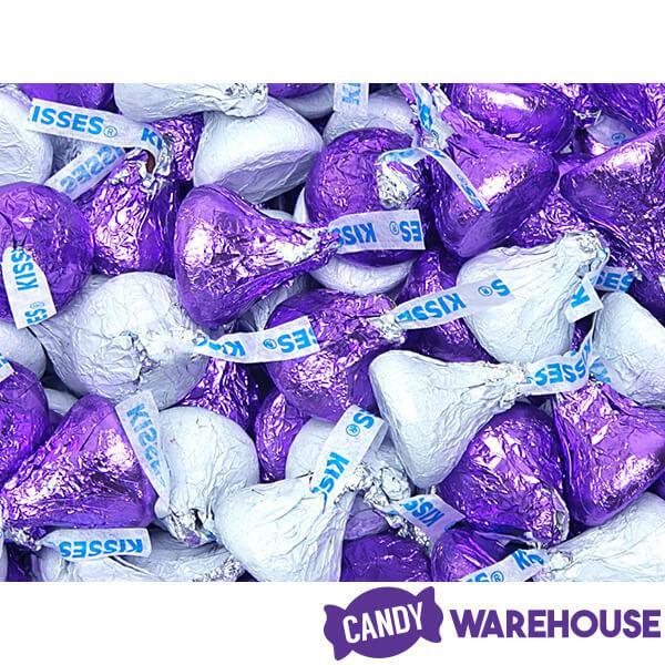 Hershey's Kisses Color Combo - Purple and White: 800-Piece Box