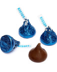 Hershey's Kisses Dark Blue Foiled Milk Chocolate Candy: 400-Piece Bag