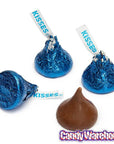 Hershey's Kisses Dark Blue Foiled Milk Chocolate Candy: 400-Piece Bag