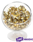 Hershey's Kisses Gold Foiled Milk Chocolate with Almonds Candy: 16-Ounce Bag - Candy Warehouse