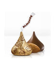 Hershey's Kisses Gold Foiled Milk Chocolate with Almonds Candy: 16-Ounce Bag - Candy Warehouse