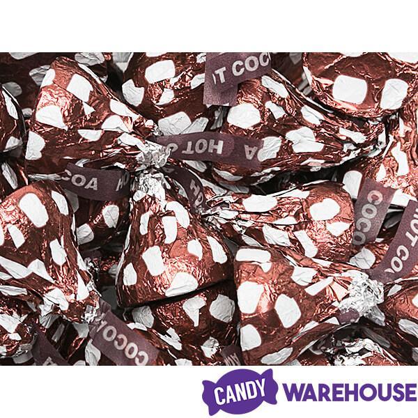 Hershey&#39;s Kisses Hot Cocoa Milk Chocolates with Marshmallow Creme: 9-Ounce Bag - Candy Warehouse