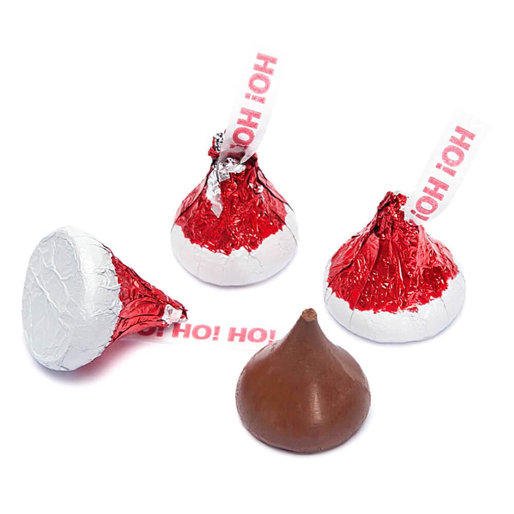 Hershey's Kisses in Santa Hat Foils: 10.1-Ounce Bag - Candy Warehouse