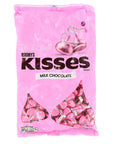 Hershey's Kisses It's a Girl Pink Foiled Milk Chocolate Candy: 3LB Bag - Candy Warehouse