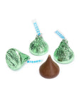 Hershey's Kisses Kiwi Green Foiled Milk Chocolate Candy: 400-Piece Bag - Candy Warehouse