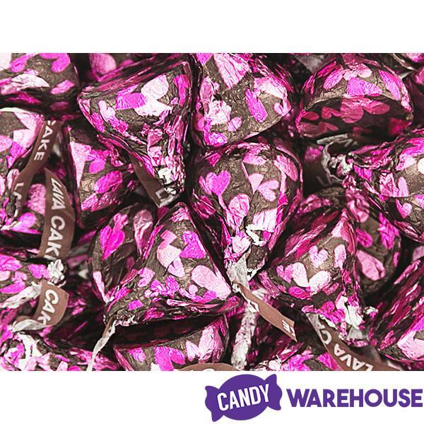 Hershey's Kisses Lava Cake Foiled Dark Chocolates with Gooey Chocolate Centers: 50-Piece Bag - Candy Warehouse