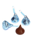 Hershey's Kisses Light Blue Foiled Milk Chocolate Candy: 400-Piece Bag