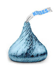 Hershey's Kisses Light Blue Foiled Milk Chocolate Candy: 400-Piece Bag