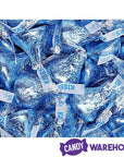 Hershey's Kisses Light Blue Foiled Milk Chocolate Candy: 400-Piece Bag