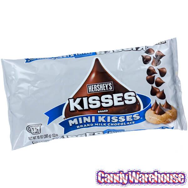 Hershey's Kisses Mini Milk Chocolate Drops: 10-Ounce Bag - Candy Warehouse