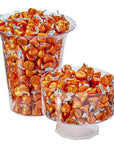 Hershey's Kisses Orange Foiled Milk Chocolate Candy: 400-Piece Bag - Candy Warehouse