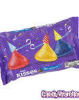 Hershey's Kisses Party Red, Dark Blue & Yellow Foiled Party Milk Chocolate Candy: 11-Ounce Bag - Candy Warehouse