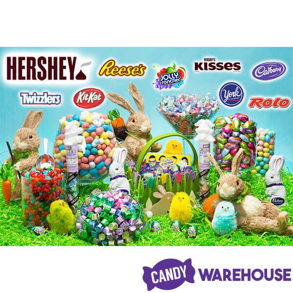 Hershey&#39;s Kisses Pastel Foiled Milk Chocolate Candy: 100-Piece Bag - Candy Warehouse