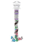 Hershey's Kisses Pastel Foiled Milk Chocolates Filled Bunny Tube