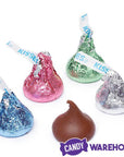 Hershey's Kisses Pastel Foiled Milk Chocolates Filled Bunny Tube