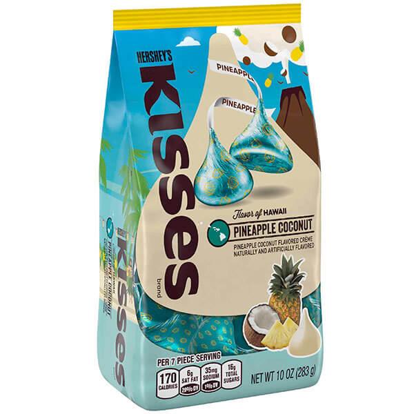 Hershey&#39;s Kisses Pineapple Coconut White Chocolate Candy: 10-Ounce Bag - Candy Warehouse