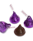 Hershey's Kisses Purple Foiled Dark Chocolate Candy: 1LB Bag