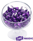 Hershey's Kisses Purple Foiled Dark Chocolate Candy: 1LB Bag