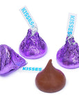 Hershey's Kisses Purple Foiled Milk Chocolate Candy: 400-Piece Bag - Candy Warehouse